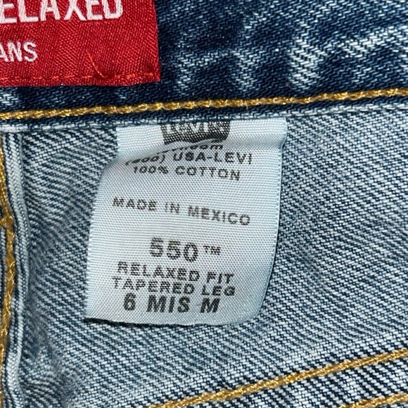 VINTAGE misses Levi's Blue Jean Shorts for Women - Picture 4 of 4